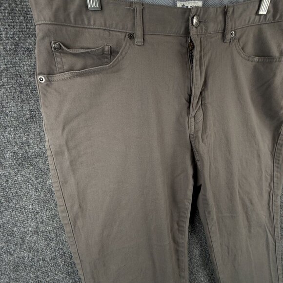 Peter Millar Pants Men Gray Size 35 Golf Cotton Modal Spandex Stretch Active - Picture 2 of 16